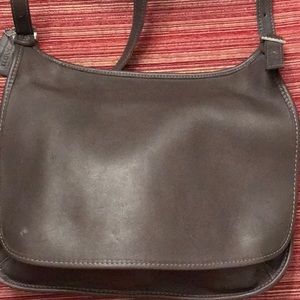 Vintage Coach Saddle Bag